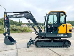 Petite et nouvelle excavatrice Hyundai 60 modèle 6 tonnes excavatrice HX60 pro exportation d'excavatrice de Chine - Product Image 5