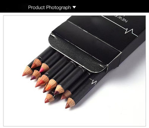 Ensemble de crayons de maquillage pour les lèvres, marque privée, 12 couleurs, imperméable, mat - Product Image 6