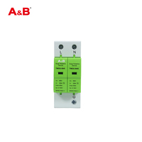 Dispositif de protection contre les surtensions solaires A&B TMOU2-PV40 4P 1500V DC 20KA/40KA SPD Parafoudre pour système photovoltaïque