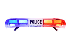 Nuova Barra Luminosa LED TBD-6000LB Rossa e Blu ad Alta Luminosità con Altoparlante per Veicoli di Emergenza DC12V/24V 126W - Product Image 1