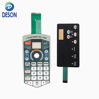 Deson Fabricant Sérigraphie Personnalisée Panneau PVC Bouton Instrument Pâte Panneau de Commande Film