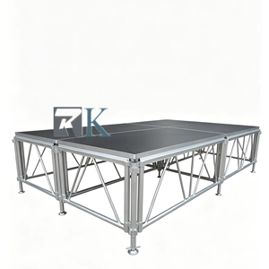Escenario de Aluminio de Montaje Rápido, Plataforma para Eventos, Escenario Portátil para DJ, Espectáculos Musicales - Product Image 1
