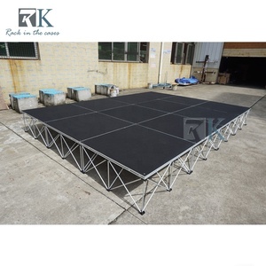Scène à plateforme amovible avec capacité de charge de 750 kg/m², scène simple pour exposition - Product Image 5
