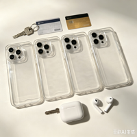 Qin pour Étui de Téléphone en Acrylique Transparent Antichoc pour Téléphone Android F22 Pro avec Boîte