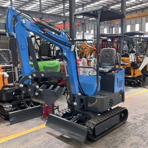 Mini-excavatrice sur chenilles Ht10b de 1 tonne avec cabine fermée/toit et moteur haute puissance - Product Image 3