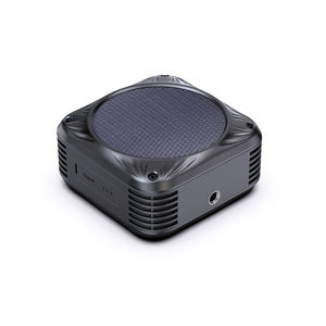 Haut-parleur solaire portable 5W ES-T81, résistant aux chocs, enveloppé de silicone, audio extérieur avec écrou M8 pour montage sur vélo - Product Image 1