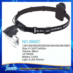 Loupe de lecture professionnelle avec lumière <span class=keywords><strong>LED</strong></span>, outil avec bandeau 1X-6X - Product Image 6