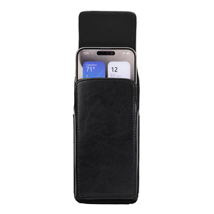 Étui de téléphone portable en cuir PU étui de taille sac de ceinture pince de ceinture pochette de transport de téléphone portable avec boucle de ceinture sac de téléphone <span class=keywords><strong>pour</strong></span> <span class=keywords><strong>Iphone</strong></span> - Product Image 3