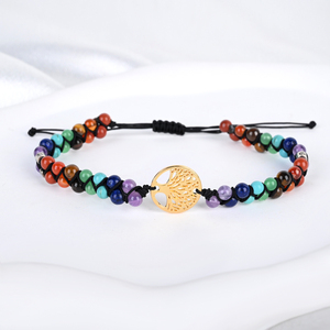 กำไลหินธรรมชาติบำบัดรักษา 7 จักระ ขายส่ง - Product Image 5