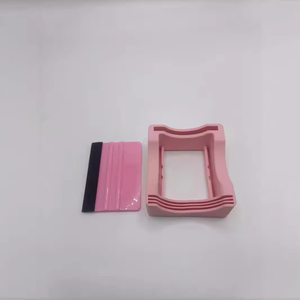 A0420 Silicone Cup Cradle for Crafting Tumbler Stand Built-in Slot and Felt Edge Squeegee Cup Holder for Cup Turner <b>Edging</b> <b>Tool</b> - Product Image 4