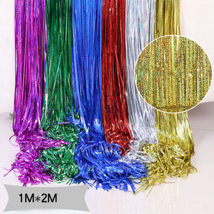 1*3M 1*2M tenda per fondale in lamina di pioggia in oro rosa per la festa dell'evento di nozze - Product Image 5