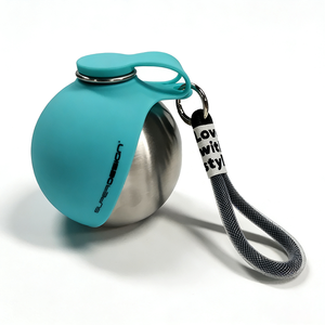 Bestseller: Bottiglia d'Acqua per Cani <span class=keywords><strong>2</strong></span> in 1, Design Super, 280ml, Bottiglia in Acciaio Inox da 9.47fl.oz per Animali Domestici, Portatile, ODM - Product Image 2