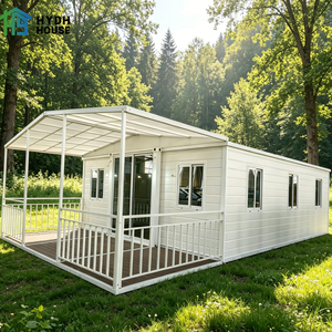 Maison préfabriquée personnalisée en conteneur extensible de 20 pieds ou 40 pieds avec cuisine, villa, logement préfabriqué, maisonnette portable, maison mobile - Product Image 1