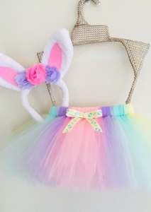 Vestidos de tutú para niñas 2025, ropa de conejitos de Pascua para niños, faldas tutú rosas para niñas pequeñas - Product Image 6