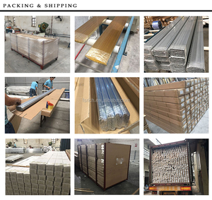 Gran oferta, marcos de lienzo modernos de tamaño personalizado, moldura de pintura al óleo flotante, carteles de aluminio de vidrio de Metal dorado de lujo, barra de marco de fotos - Product Image 4