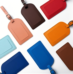 Carta d'imbarco regalo promozionale multicolore personalizzata etichetta per valigia viaggio con nome etichette per bagaglio in pelle sintetica - Product Image 2