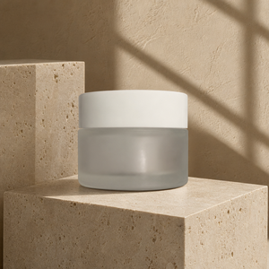 Custom Frosted <b>Glass</b> Cosmetic Packaging Jar Eco-friendly Skincare Cream <b>Container</b> for Face Cream - Product Image 4