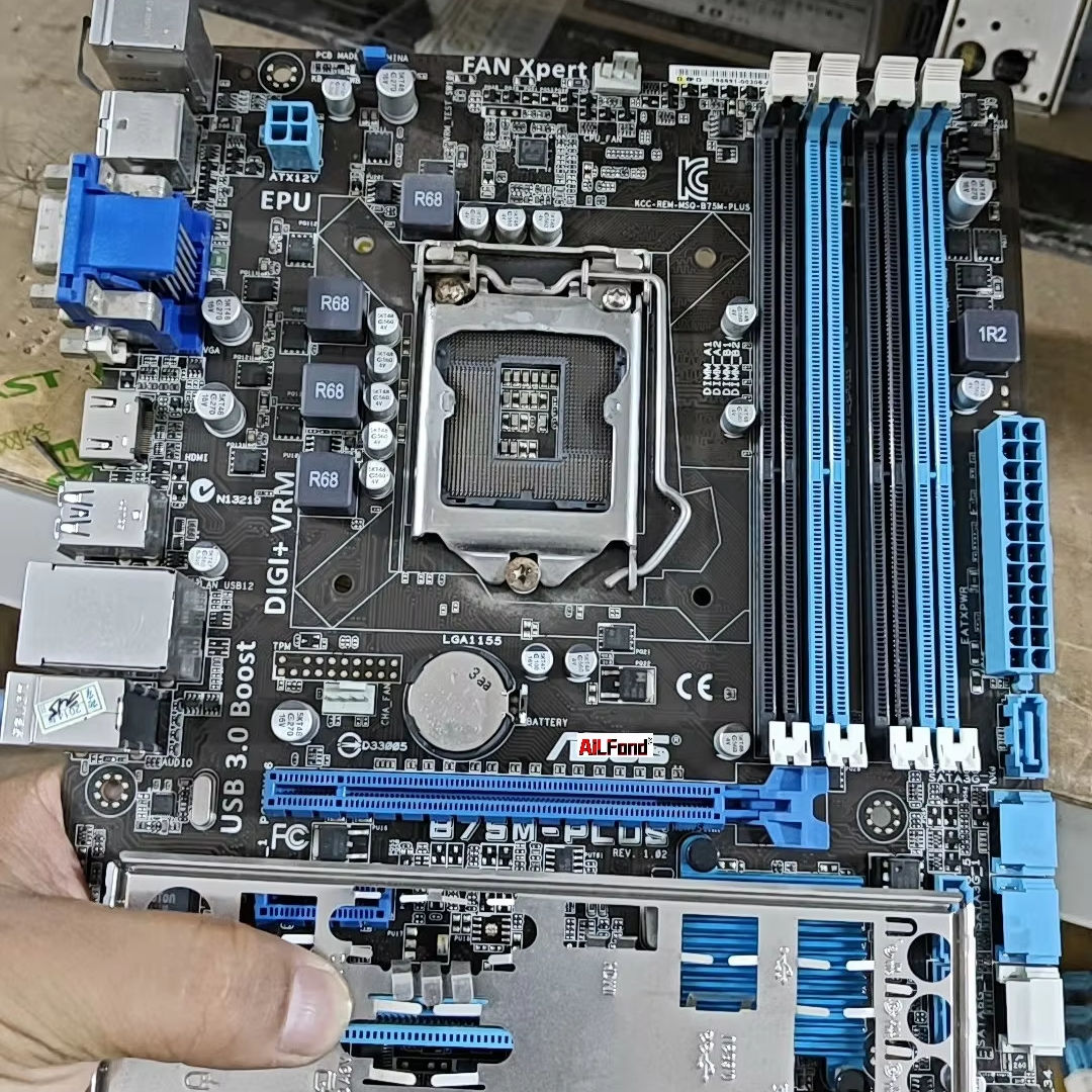 Atx Asus 1155 Motherboard Indiamart Foxin H61 Motherboard Micro