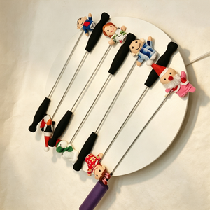 Bâtons de contrôle personnalisés pour marionnettes de Père Noël, tiges de bras pour marionnettes de bonhomme de neige, bâtons de contrôle pour marionnettes de rennes, tiges de bras pour marionnettes de pingouins - Product Image 1