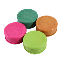 Broyeur à tabac biodégradable personnalisé avec logo de grossiste, 60 mm, 2 couches, broyeur à herbes biodégradable, accessoires pour fumer