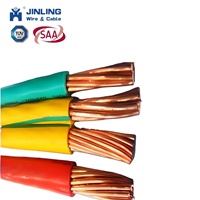 Hochwertiger H07V-U 1,5mm 2,5mm 4mm 6mm Einadriges Elektrokabel Kupfer Starr PVC