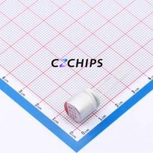 Condensador Sólido TD1J107M1012, Componente de Orificio Pasante (THT), D10xL12mm 100uF 20% 63V 2.16A100kHz - Product Image 1