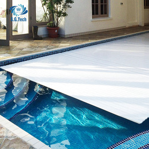 Cubierta para <span class=keywords><strong>Piscina</strong></span> de PC Impermeable Eléctrica de Alta Calidad y Durabilidad Water Crown, Fácil de Instalar, Protege a Niños y Mascotas - Product Image 2