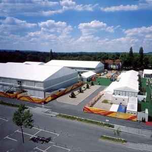 Tienda <span class=keywords><strong>de</strong></span> campaña móvil duradera y resistente al agua grande para almacenamiento en Indonesia - Product Image 4