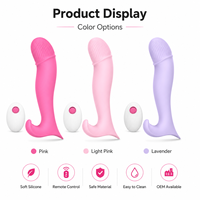 USB-Aufladbarer Medizinischer Silikon-Slip-Vibrator für Frauen Tragbar 10 Vibrationsmodi Fernbedienung Wasserdicht IPX6