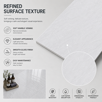 Venta al por Mayor Directa de Fábrica, OEM ODM, Baldosa de Porcelana Brillante con Aspecto de Mármol Gris Claro de 400x800 mm para Paredes y Pisos de Baños