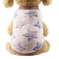 थोक कार्टून पिल्ला बनियान कपड़े गर्म कुत्ते कपड़े चिहुआहुआ फ्रेंच बुलडॉग सर्दियों कुत्ते कोट छोटे कुत्तों के लिए पालतू कपड़े