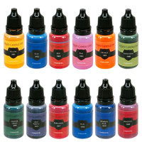 Agent colorant pour la fabrication de bougies en 24 couleurs, faible MOQ, fournisseur, 4oz, colorant liquide pour bougies