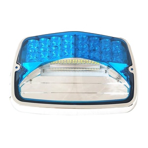 YUANHAO Lumière périmétrique LED 1 Watt bleue, feux stroboscopiques d'ambulance, montage encastré, tête de lumière pour avertissement et <span class=keywords><strong>scène</strong></span> combinés - Product Image 2