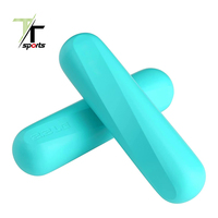 Ensemble d'haltères Pilates Soft Touch, haltères en silicone, poids de 0,5, 1, 1,5 et 2 kg, poids d'exercice compacts pour la remise en forme à domicile, OEM