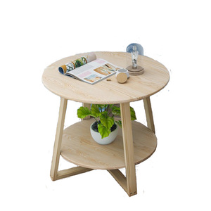 Chất lượng cao cao bóng bàn đá Cẩm Thạch Bàn cà phê thiết lập hiện đại đơn giản vòng đen Đá Cẩm Thạch Bàn cà phê với ba chân gỗ rắn - Product Image 5