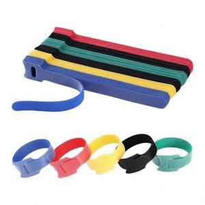 Sangles de rangement pour plantes et fleurs, attaches en nylon colorées personnalisées en forme de chat à tête en T, dos à dos - Product Image 1