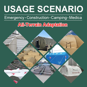 Carpa de <span class=keywords><strong>Refugio</strong></span> Familiar de Gran Tamaño, Ventilada, Cómoda, de PVC, para Invierno, Emergencias y Supervivencia - Product Image 4