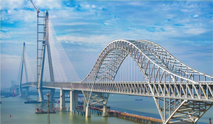 โครงสะพานเหล็กโครงสำเร็จรูปออกแบบสะพาน - Product Image 4