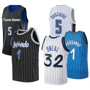Men's 5 Paolo Banchero 1 Tracy McGrady 32 Shaquille O'Neal 1 Penny Hardaway Embroidery Stitched Sports Basketball Jersey