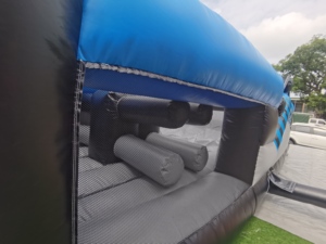 2023 Offre Spéciale nouveau <span class=keywords><strong>jeu</strong></span> <span class=keywords><strong>de</strong></span> Sport <span class=keywords><strong>de</strong></span> grande taille <span class=keywords><strong>jeu</strong></span> d'obstacles gonflables à Double voie pour les enfants - Product Image 6