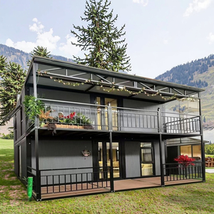 Hiện đại 20 feet container nhà đầy đủ tiện nghi hai tầng prefab phẳng gói thiết kế 3 phòng ngủ nhà bếp khu vực sinh hoạt cho văn phòng - Product Image 1