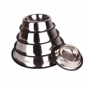 Pet Suppliers Stainless Steel Puppy Bowls Pet Feeding Bowl