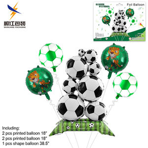 Kit de 5 Ballons de Décoration Thème Match de Football pour la Coupe <span class=keywords><strong>du</strong></span> Monde de Football 2026 – Ballons en Aluminium en Forme de Mascotte – Grande Vente - Product Image 3
