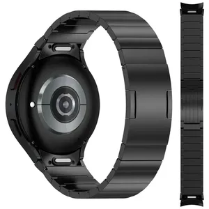 Correa de Titanio de Ajuste Rápido para Samsung <span class=keywords><strong>Galaxy</strong></span> <span class=keywords><strong>Watch</strong></span> 7 6 <span class=keywords><strong>5</strong></span> 40mm 44mm, Correa de Lujo sin Espacios, Clásica 43 47mm 42 46mm 5Pro 45mm - Product Image 4