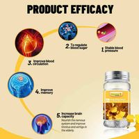 Extrait de Ginkgo Biloba Vert Haute Puissance en Capsules Molles Menthe 500mg 25% Flavonoïdes Soutient la Mémoire et la Circulation Sanguine 100