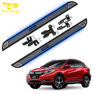 Para <span class=keywords><strong>Honda</strong></span> <span class=keywords><strong>HRV</strong></span>, accesorios exteriores de coche de aleación de aluminio personalizados, luz LED, escalón lateral, estribo - Product Image 1