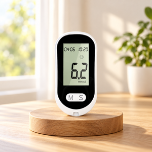 Appareil de mesure du glucose sanguin KE-B15, kit glucomètre à grand écran noir avec 50 bandelettes de <span class=keywords><strong>test</strong></span> pour la mesure du sucre dans le sang à domicile, <span class=keywords><strong>test</strong></span> du <span class=keywords><strong>diabète</strong></span> - Product Image 3