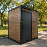 Toilettes portables de luxe haut de gamme, cabine de toilettes mobiles pour les mariages en plein air, les réceptions VIP et les événements en milieu touristique, pour les invités.