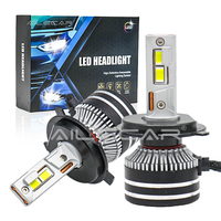 Bombilla LED para Faros Delanteros CX20 H4, 12V 24V Universal, 55W 4800LM 6500K H4 9004 9007 9008, Alta Luminosidad, Mejora de Iluminación Automotriz