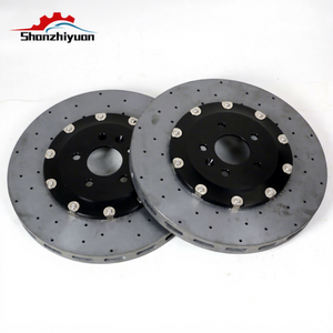 Disque de frein en céramique carbone pour voiture, vente chaude 	 <span class=keywords><strong>Ford</strong></span> F-150 Raptor <span class=keywords><strong>Mustang</strong></span> <span class=keywords><strong>Mach</strong></span>-<span class=keywords><strong>E</strong></span> <span class=keywords><strong>GT</strong></span> Bronco Sport Fiesta ST Explorer Maverick - Product Image 1